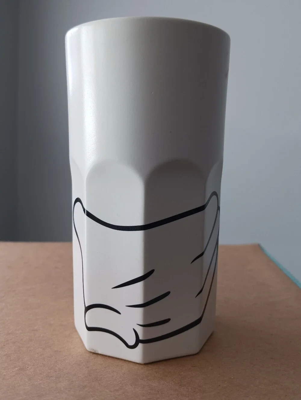 Ultra RARE Disney Japan Resort Mickey Mouse Tea Tumbler Ceramic Cup 5in Tall
